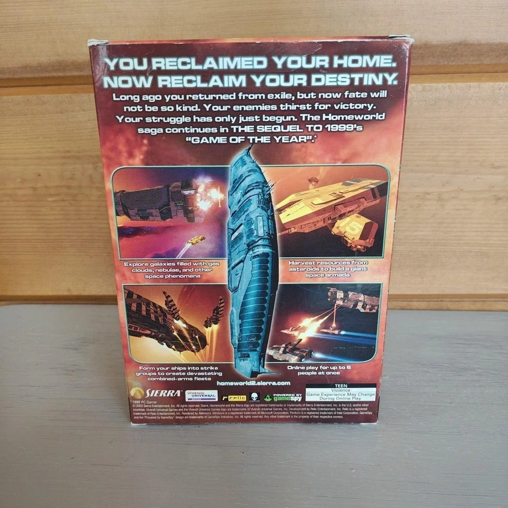 Homeworld 2 (PC, 2003) Sierra Complete In Box CIB‎
